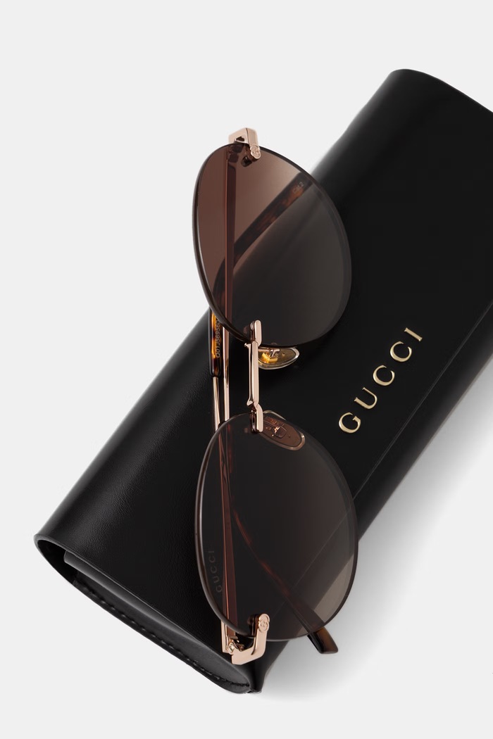 Gucci sluneční brýle dámské zlatá GG2101SA