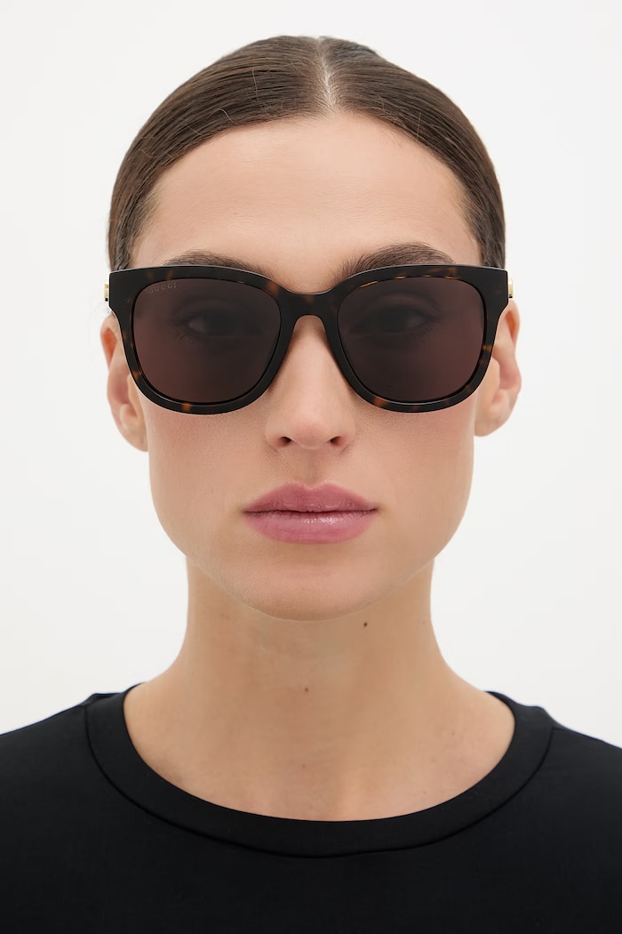 Gucci Ochelari de soare Wayfarer femei GG2126SK maro