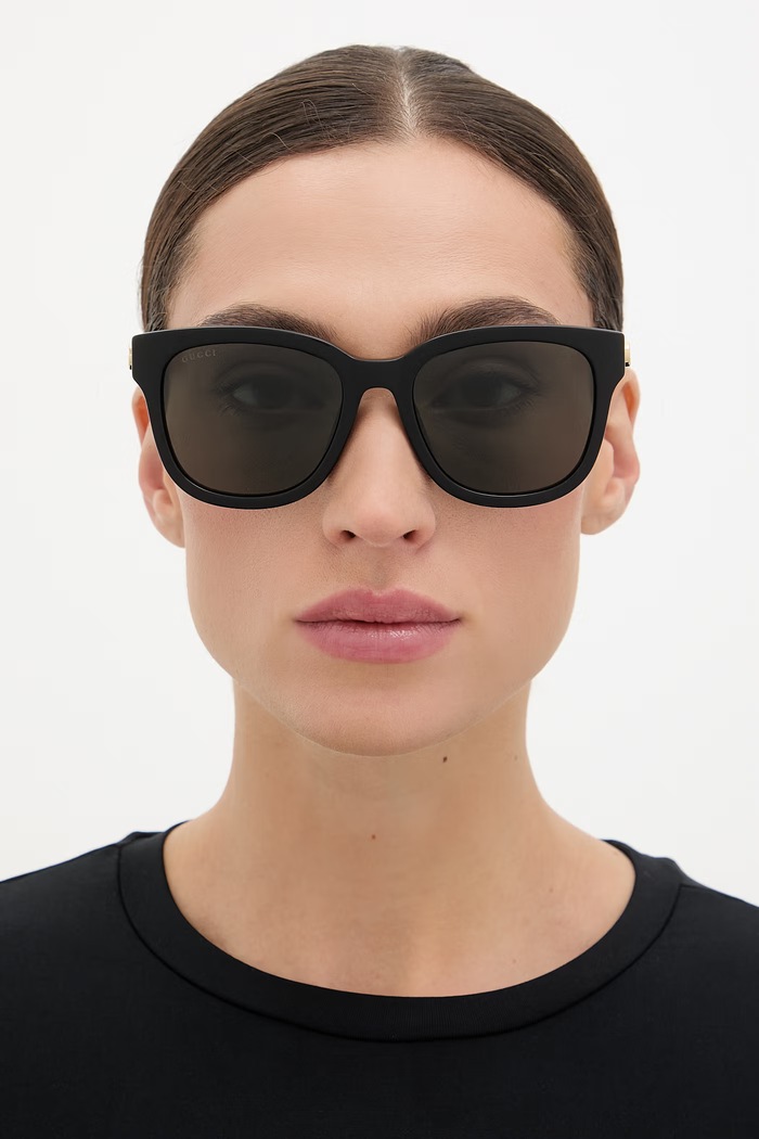 Gucci ochelari de soare Wayfarer de femei GG2126SK negru