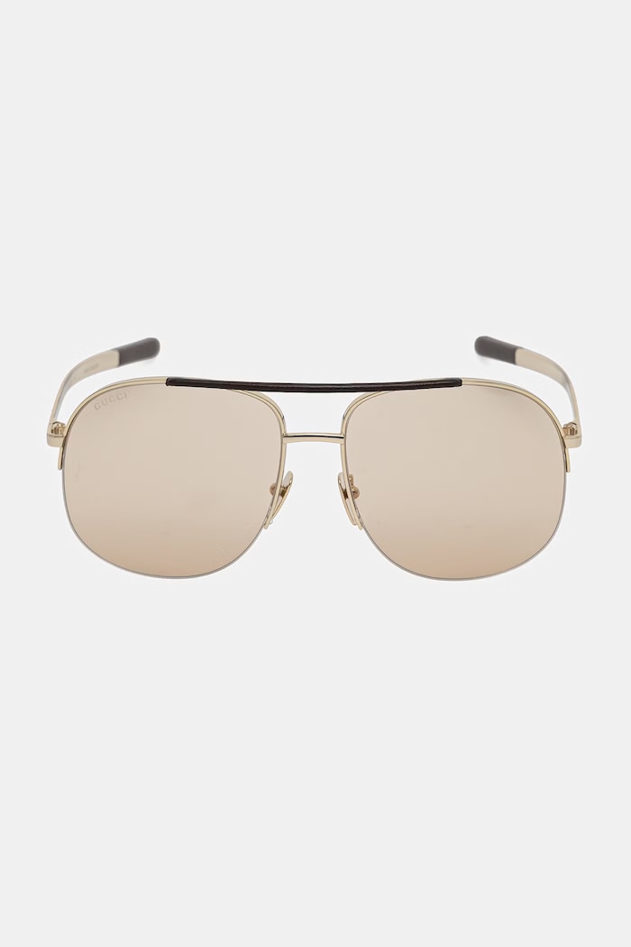 Akcesoria Gucci okulary przeciwsłoneczne damskie GG2165S złoty