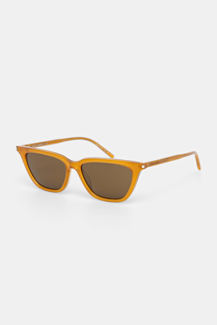 Saint Laurent ochelari de soare Wayfarer femei SL.889.SULPICE.THIN maro AA00