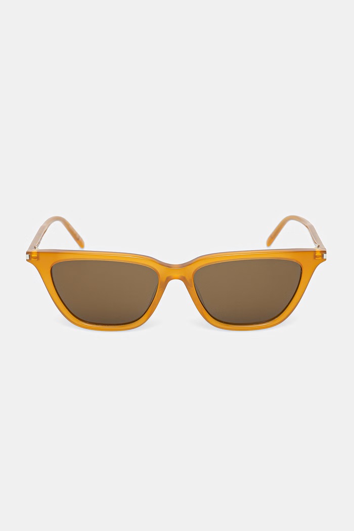 Accesorii Saint Laurent ochelari de soare Wayfarer femei SL.889.SULPICE.THIN maro