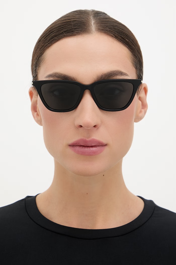 Saint Laurent slnečné okuliare wayfarer dámske SL.889.SULPICE.THIN čierna