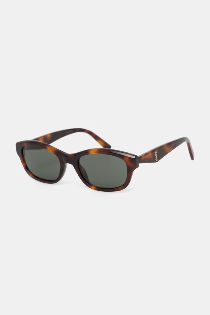 Saint Laurent okulary przeciwsłoneczne damskie SL.M172 brązowy AA00