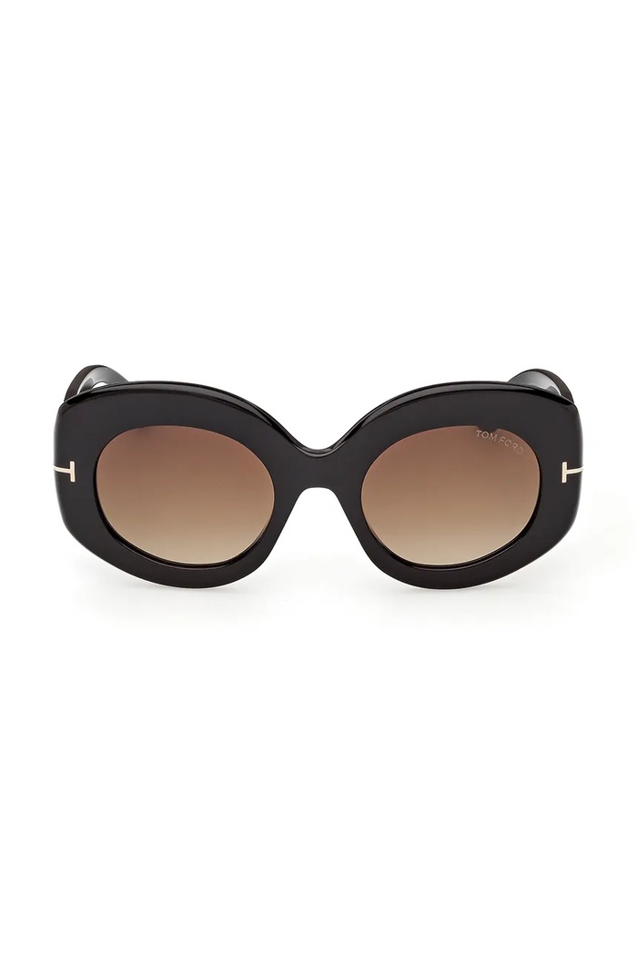 Akcesoria Tom Ford okulary przeciwsłoneczne damskie Claudette FT1346.5101F czarny