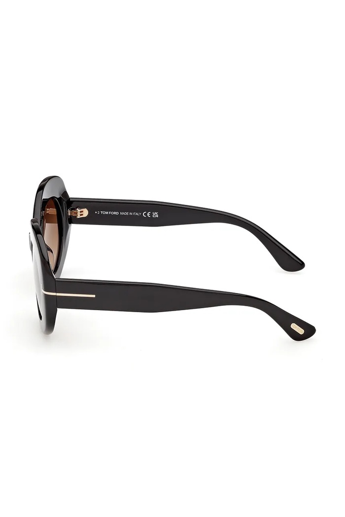 Tom Ford okulary przeciwsłoneczne damskie Claudette czarny FT1346.5101F