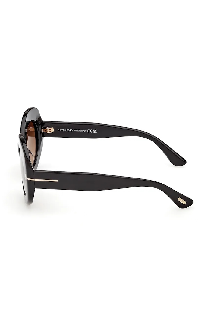 Tom Ford okulary przeciwsłoneczne damskie Claudette czarny FT1346.5101F