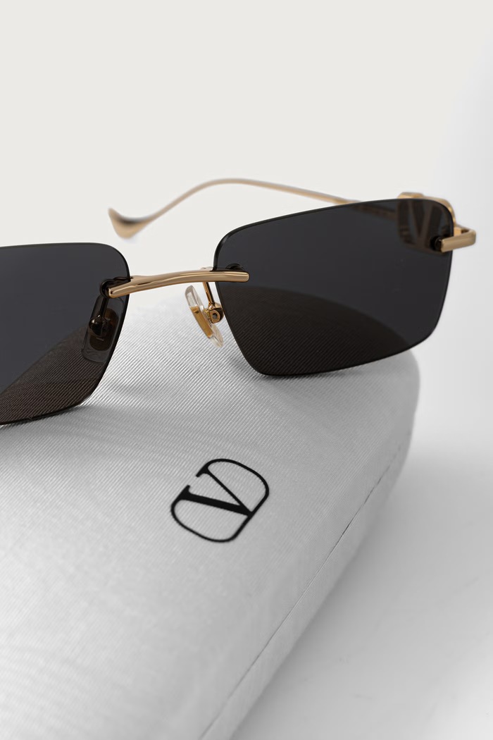 Okulary przeciwsłoneczne damskie Valentino Eyewear VG0067S złoty