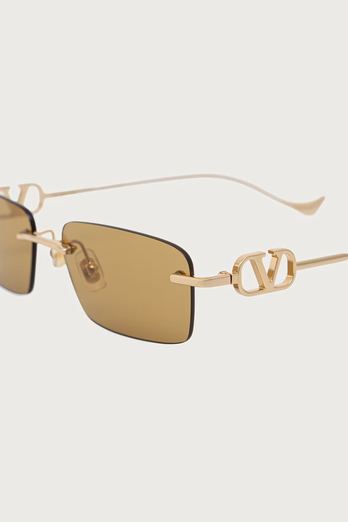 Akcesoria Valentino Eyewear Okulary przeciwsłoneczne damskie VG0067S złoty