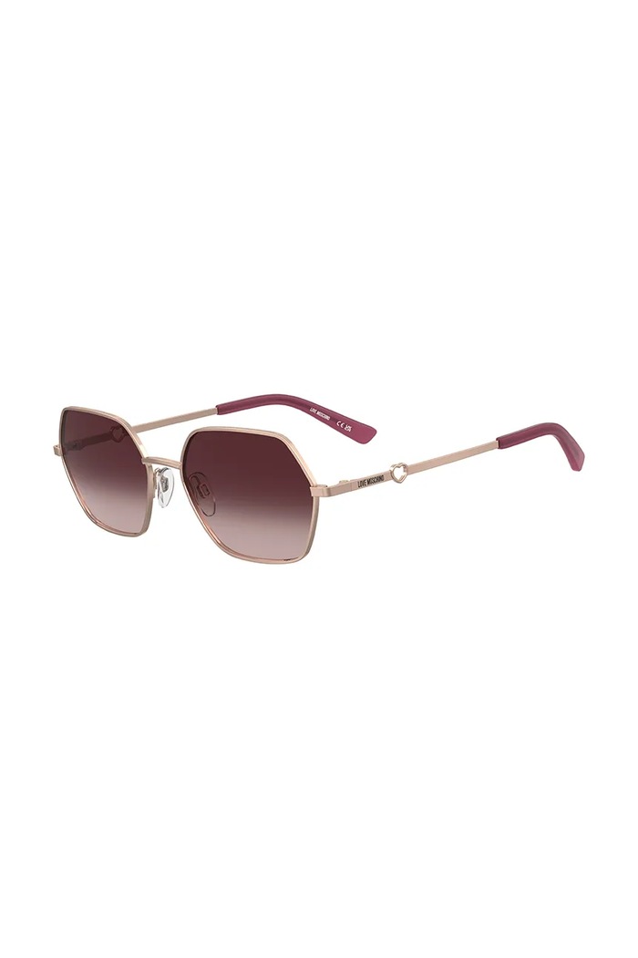 Love Moschino Okulary przeciwsłoneczne damskie złoty MOL084/S