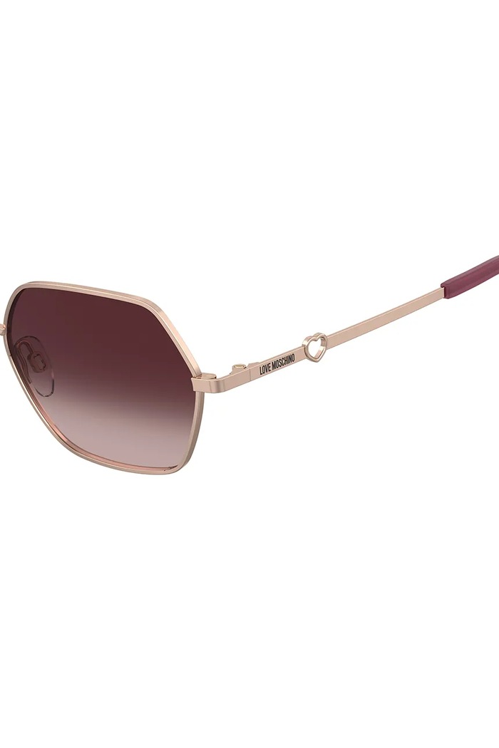 Okulary przeciwsłoneczne damskie Love Moschino MOL084/S złoty