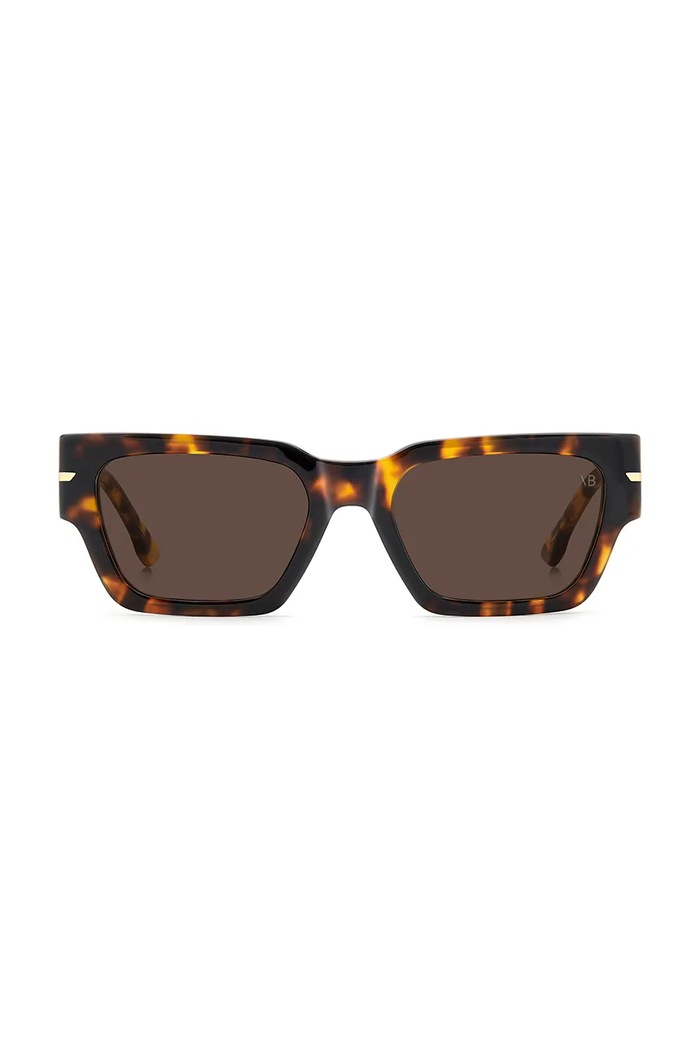 Victoria Beckham Okulary przeciwsłoneczne kocie oczy damskie VB.7001/S brązowy AA00