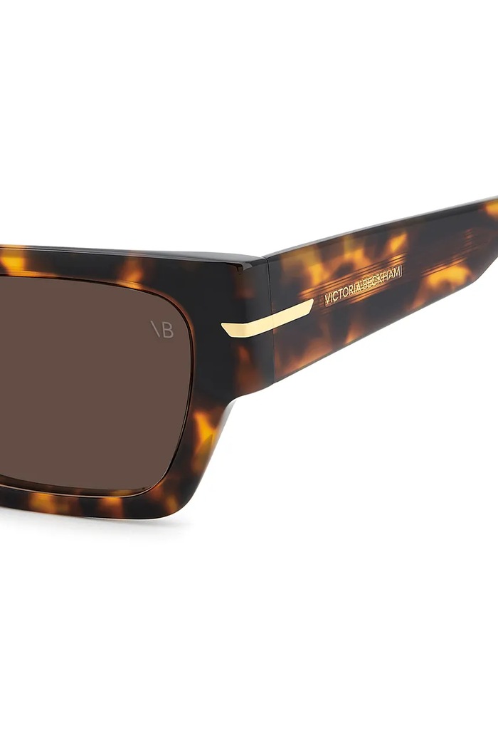 Okulary przeciwsłoneczne kocie oczy damskie Victoria Beckham VB.7001/S brązowy