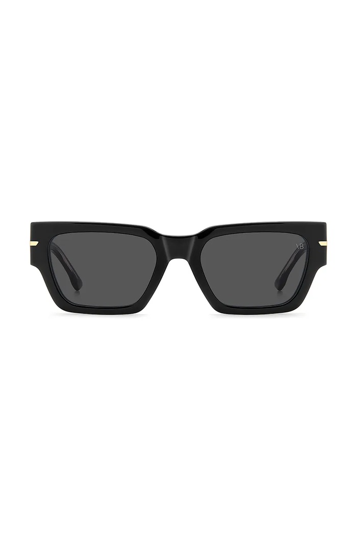 Victoria Beckham Okulary przeciwsłoneczne kocie oczy damskie VB.7001/S czarny AA00