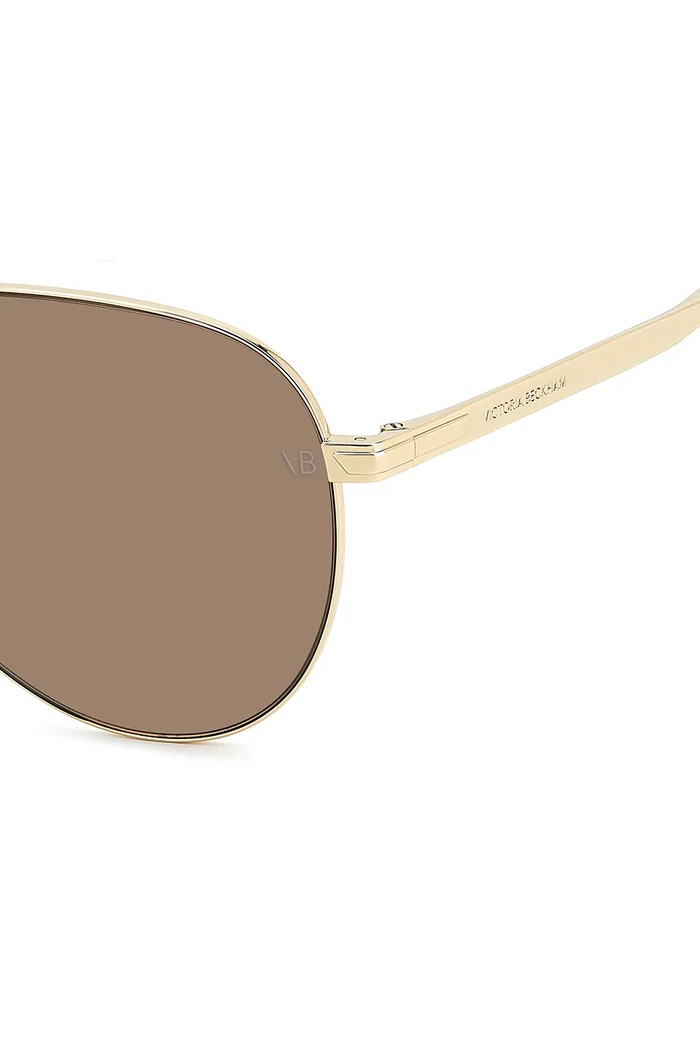 Okulary przeciwsłoneczne damskie Victoria Beckham VB.7016/S złoty