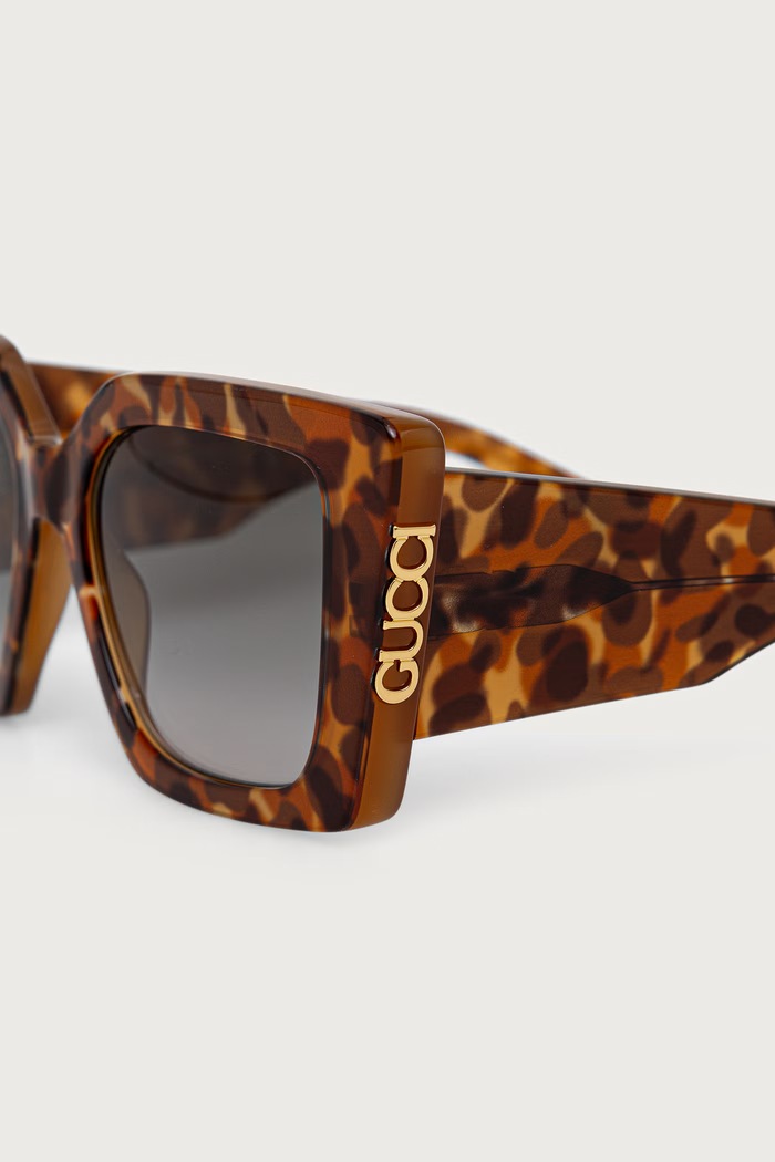 Akcesoria Gucci Okulary przeciwsłoneczne damskie GG2039S brązowy