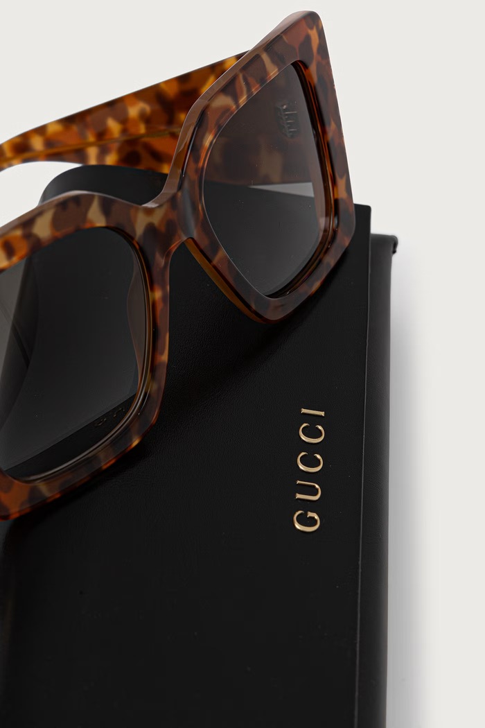 Okulary przeciwsłoneczne damskie Gucci GG2039S brązowy