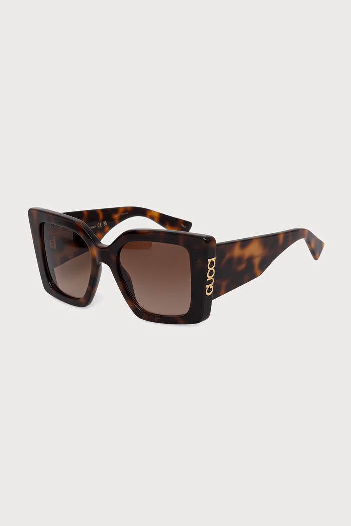 Gucci Okulary przeciwsłoneczne damskie brązowy GG2039S