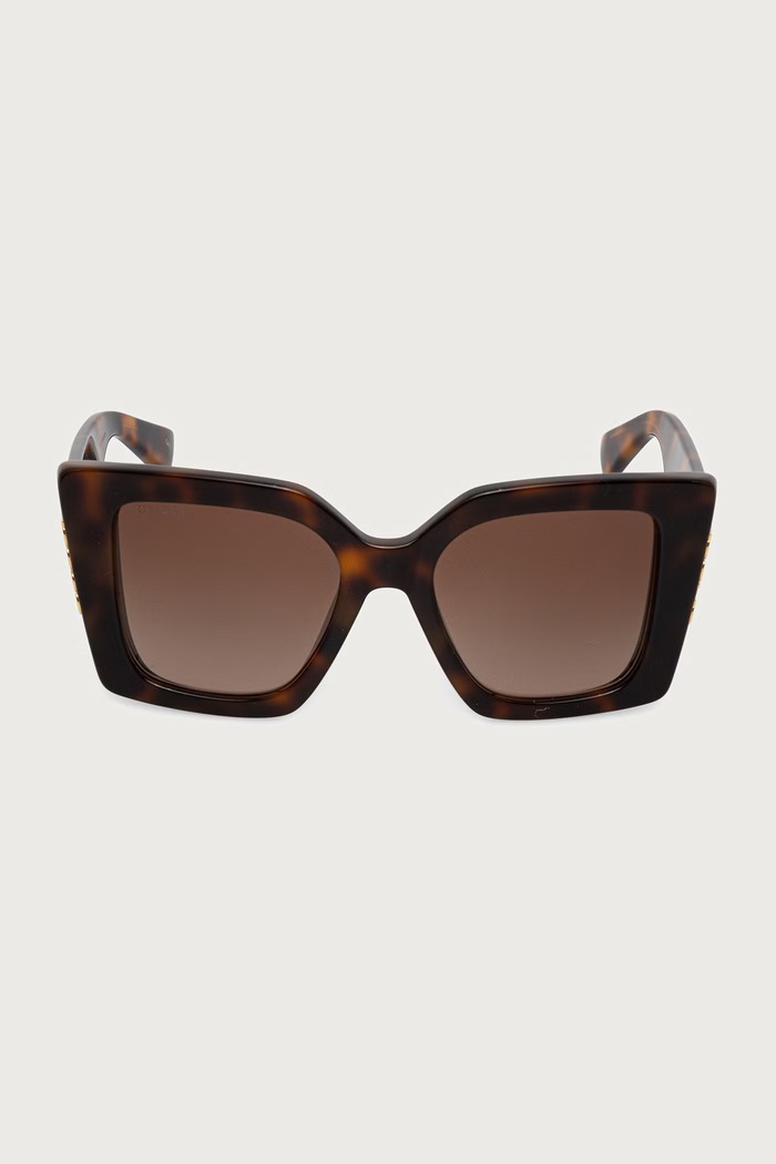 Gucci Okulary przeciwsłoneczne damskie GG2039S brązowy AA00