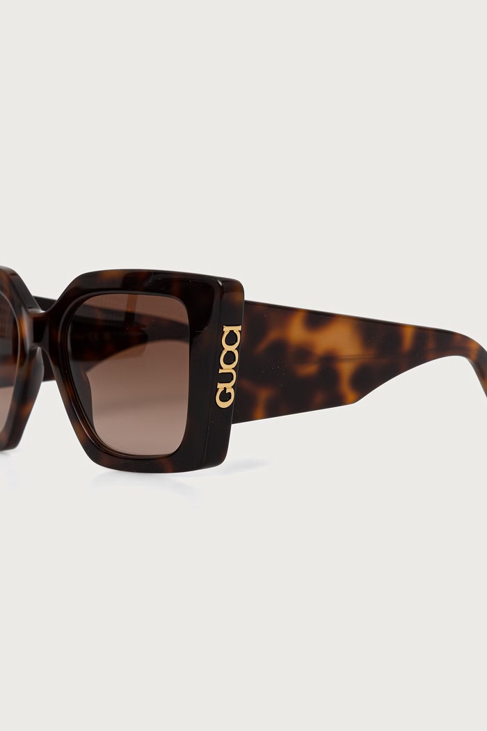 Akcesoria Gucci Okulary przeciwsłoneczne damskie GG2039S brązowy