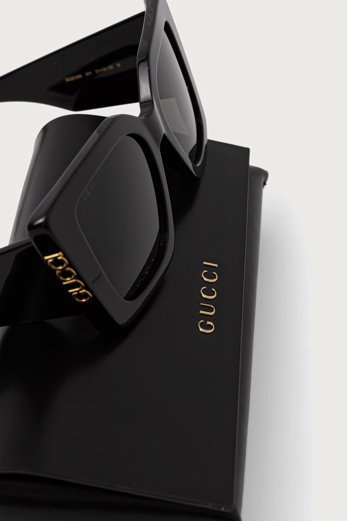 Okulary przeciwsłoneczne damskie Gucci GG2039S czarny
