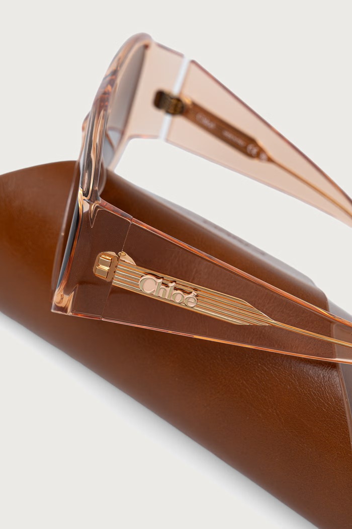 Okulary przeciwsłoneczne damskie Chloe CH0347S pomarańczowy