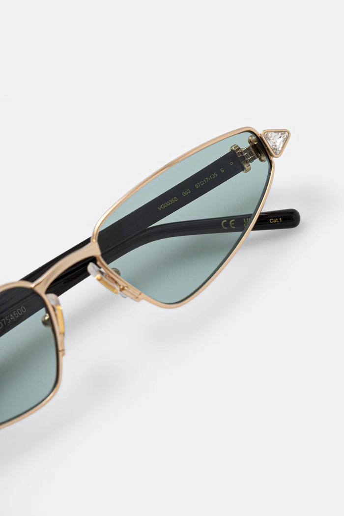Akcesoria Valentino Eyewear okulary przeciwsłoneczne damskie VG0035S złoty