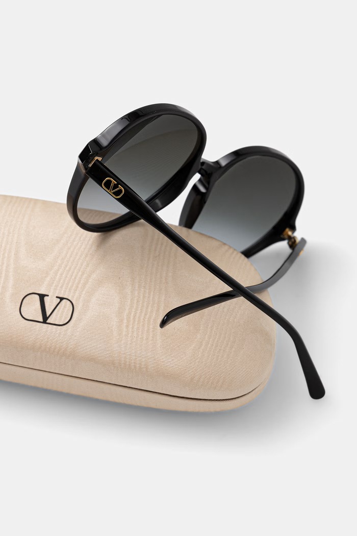 Akcesoria Valentino Eyewear okulary przeciwsłoneczne damskie VG0017S czarny