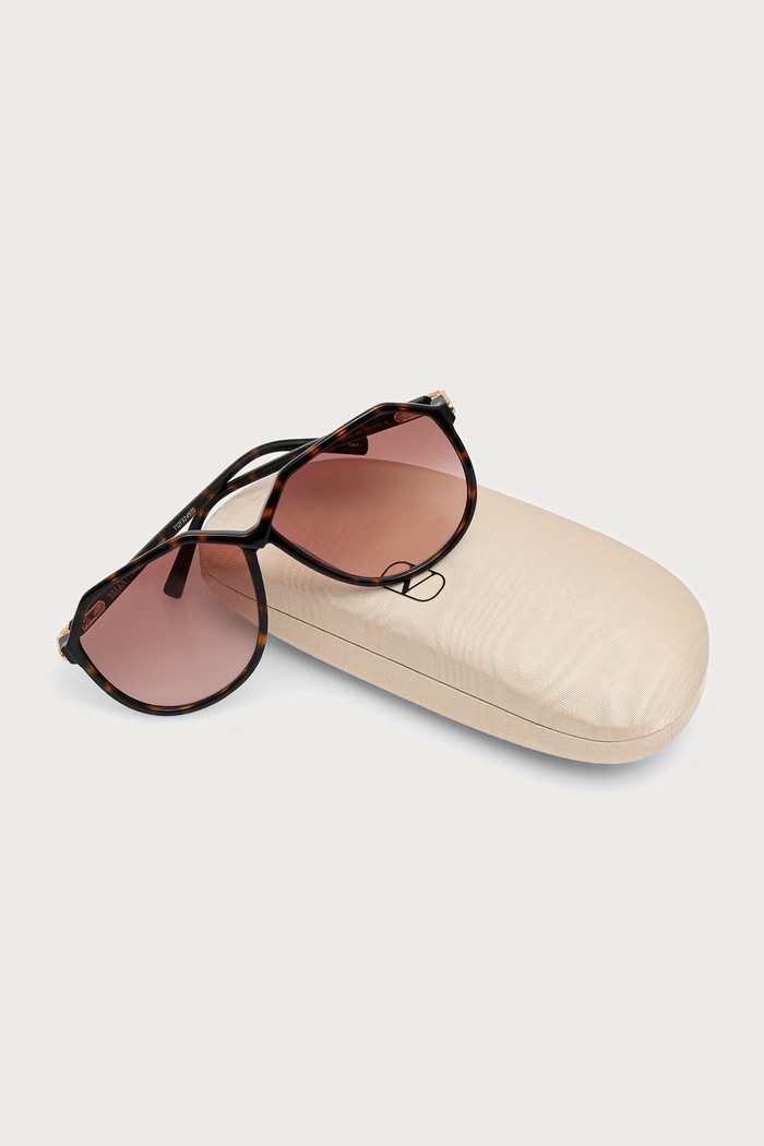 Αξεσουάρ Valentino Eyewear γυαλιά ηλίου Γυναικεία VG0026S καφέ