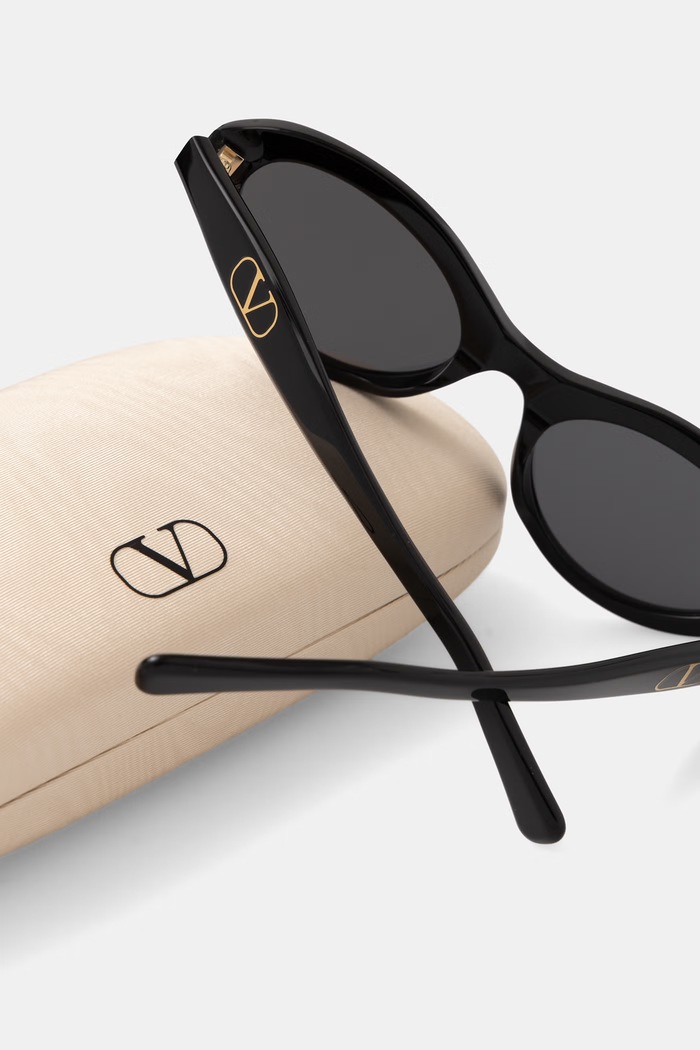 Akcesoria Valentino Eyewear okulary przeciwsłoneczne damskie VG0008S czarny