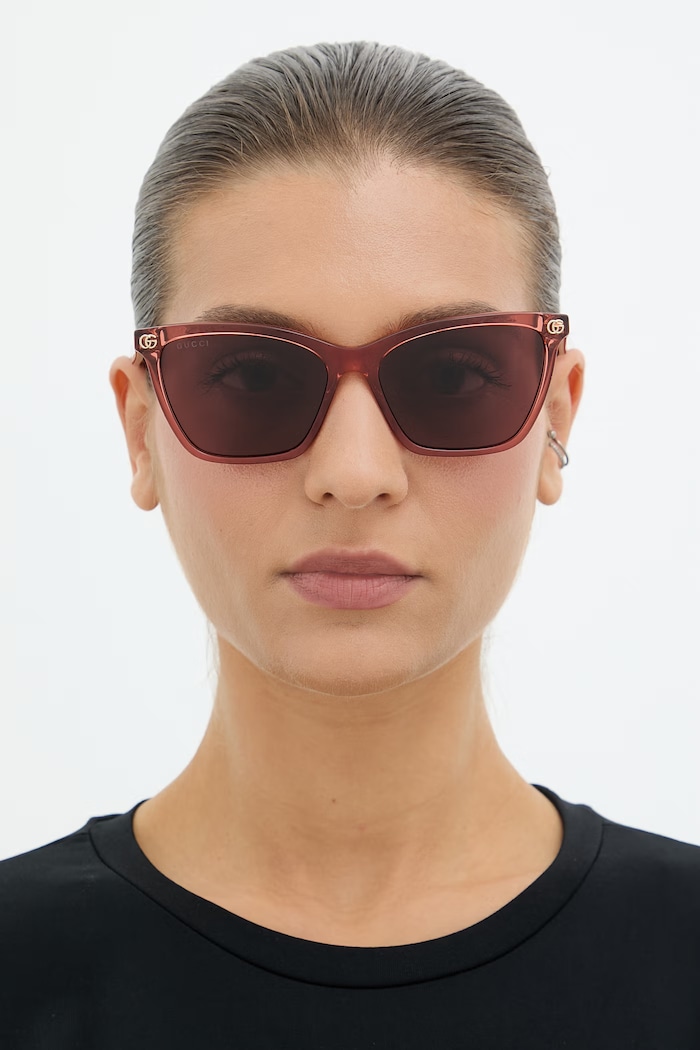 Gucci cat eyes napszemüveg női GG2111S piros