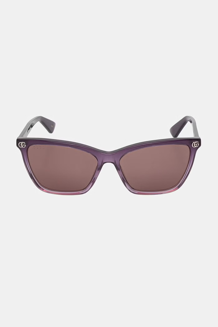 Gucci okulary przeciwsłoneczne kocie oczy damskie GG2111S fioletowy AA00