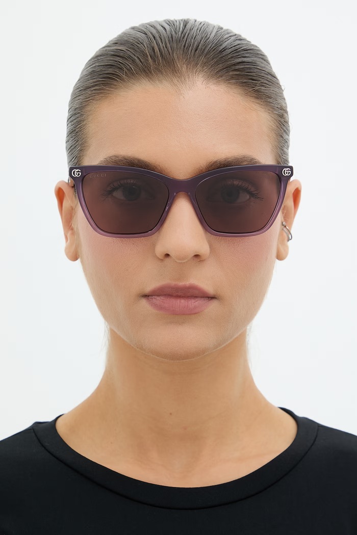 Gucci cat eyes napszemüveg női GG2111S lila