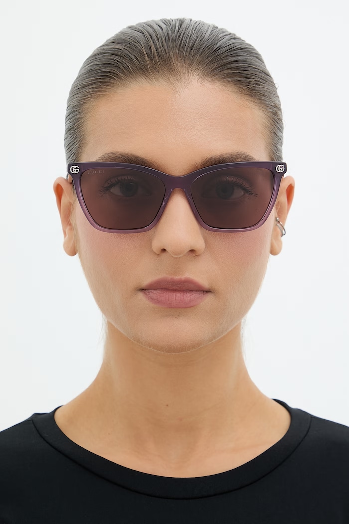 Gucci cat eyes napszemüveg női GG2111S lila