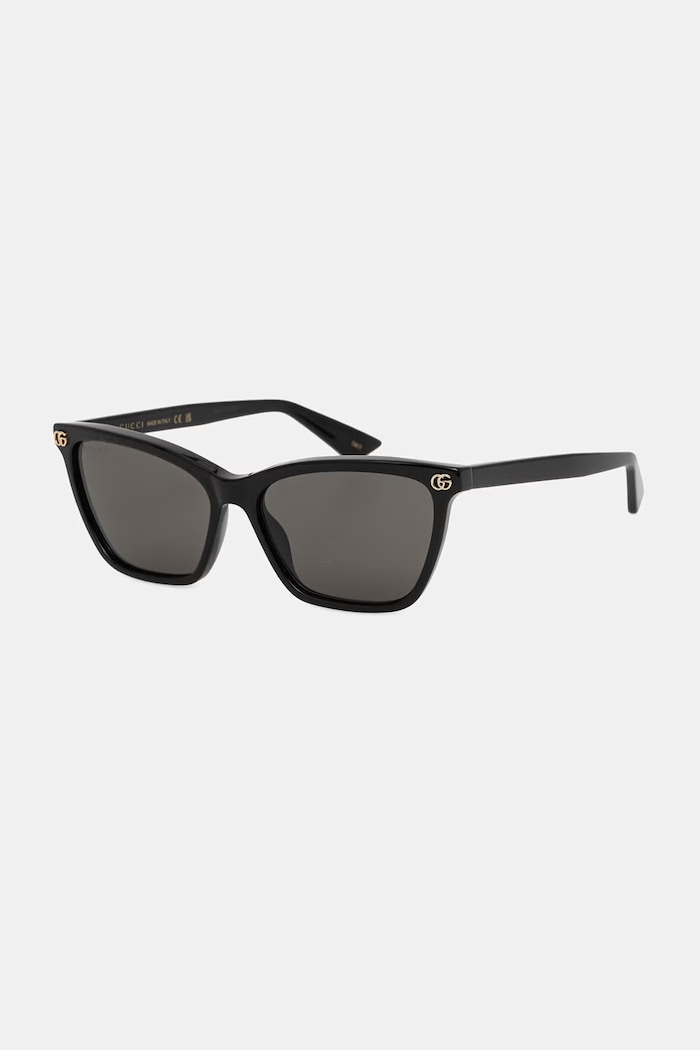 Gucci okulary przeciwsłoneczne kocie oczy damskie czarny GG2111S