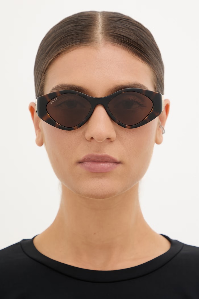 Gucci occhiali da sole da donna GG2121S marrone