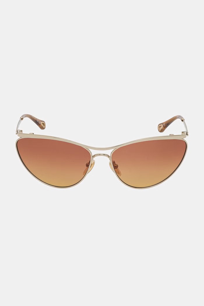 Chloe okulary przeciwsłoneczne kocie oczy damskie CH0386S złoty AA00