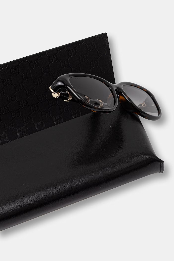 Akcesoria Gucci okulary przeciwsłoneczne damskie GG2062SA brązowy