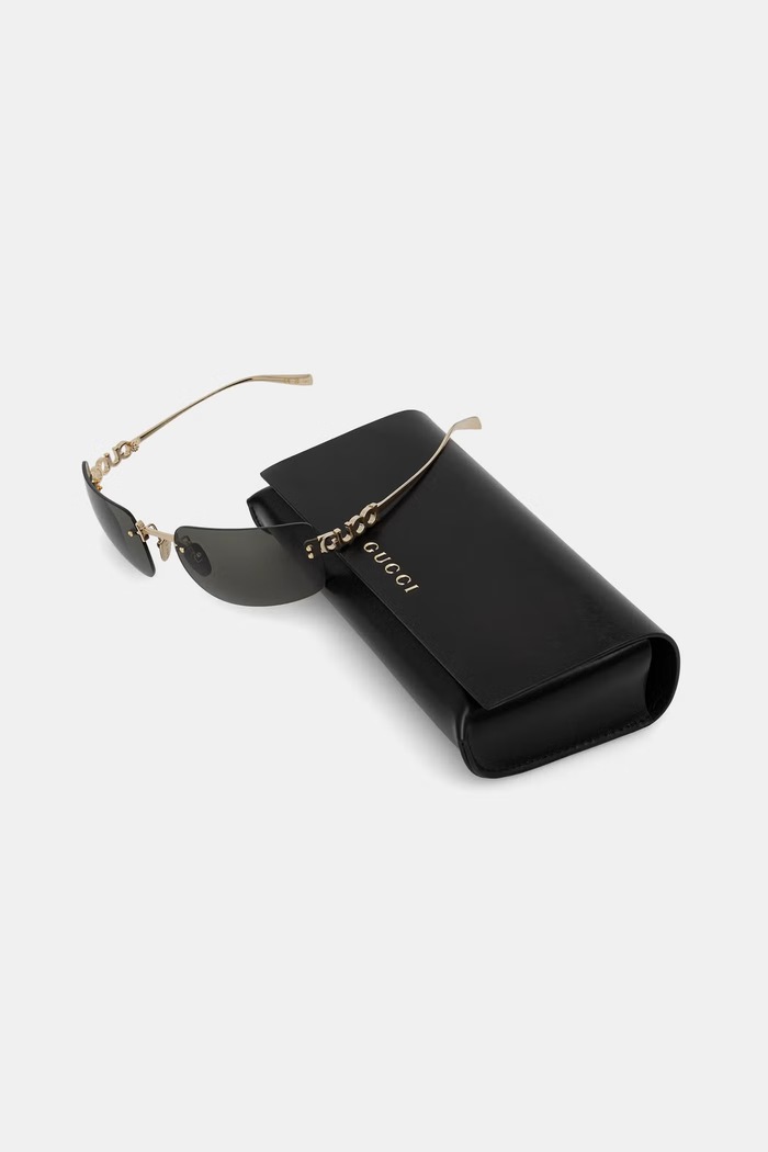 Akcesoria Gucci okulary przeciwsłoneczne damskie GG2038S złoty