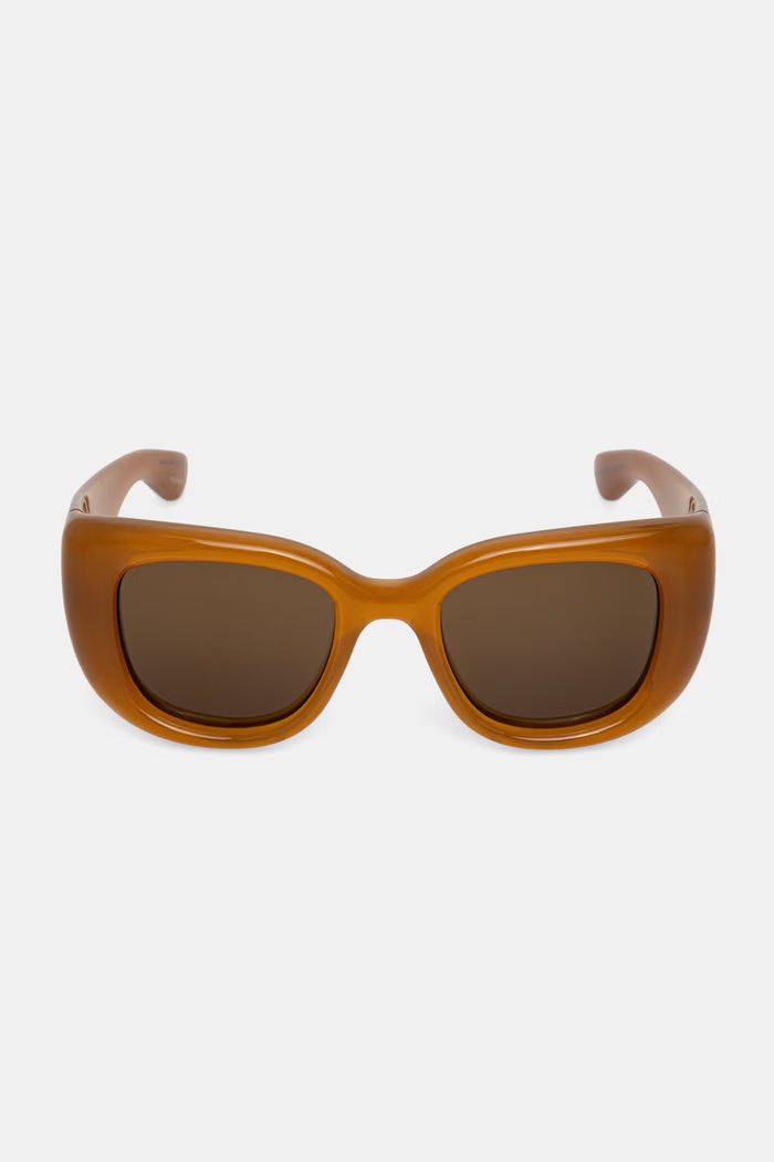 Saint Laurent slnečné okuliare typ mačacieho oka dámske HOWL SL.903.HOWL hnedá AA00