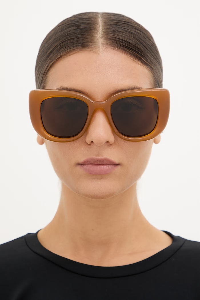 Saint Laurent occhiali da sole cat eye da donna HOWL SL.903.HOWL marrone