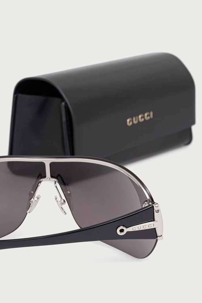 Gucci okulary przeciwsłoneczne damskie czarny GG2174S