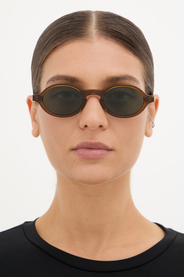 Saint Laurent occhiali da sole da donna SL.M161 marrone
