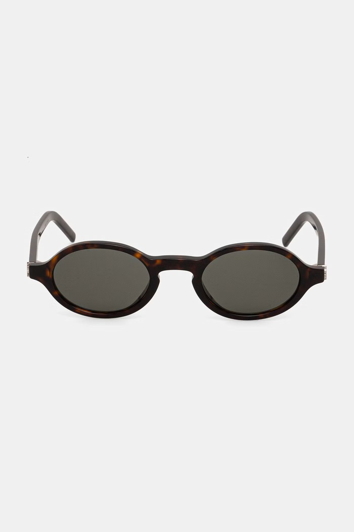 Saint Laurent okulary przeciwsłoneczne damskie SL.M161 brązowy AA00