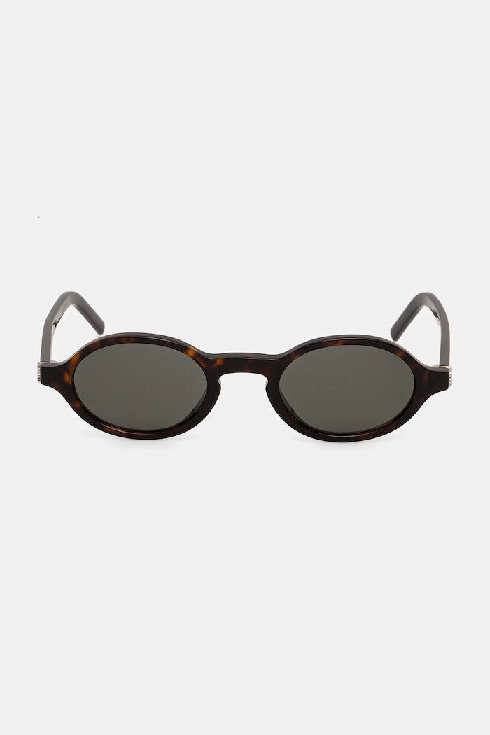 Saint Laurent okulary przeciwsłoneczne damskie SL.M161 brązowy AA00