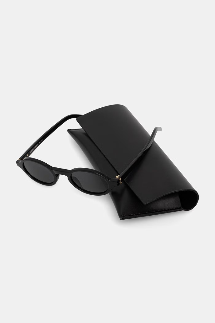 Аксесоари Saint Laurent слънчеви очила дамски SL.M161 черен