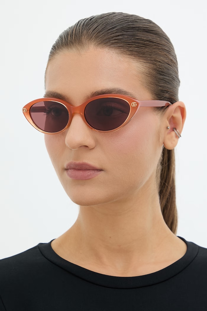 Gucci cat eyes napszemüveg női narancssárga GG2110S