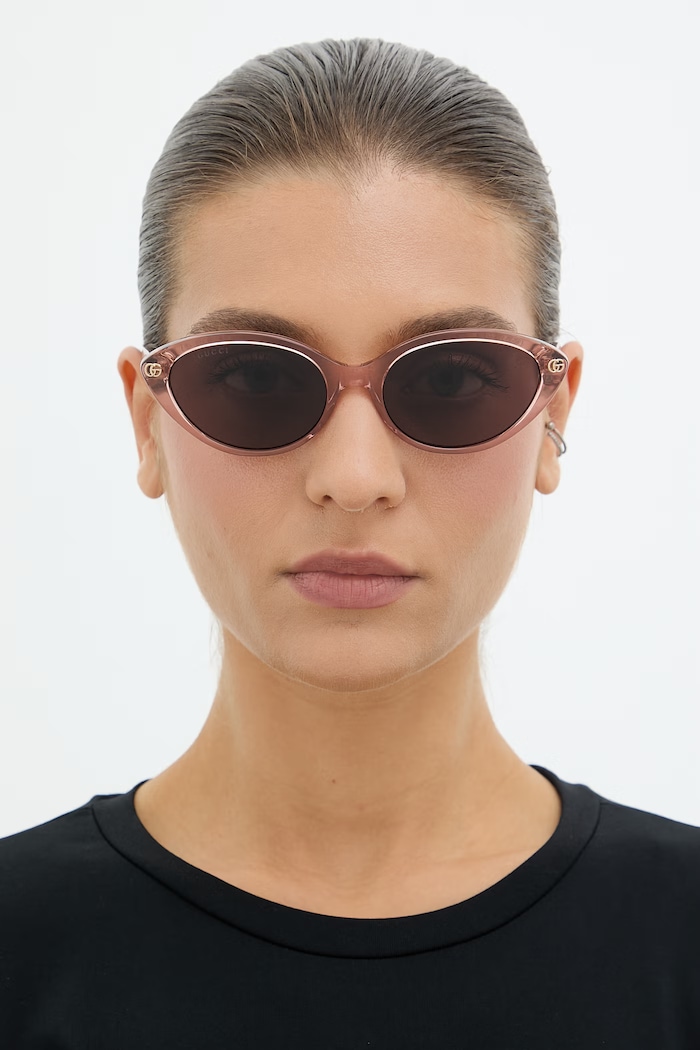 Gucci cat eyes napszemüveg női GG2110S rózsaszín