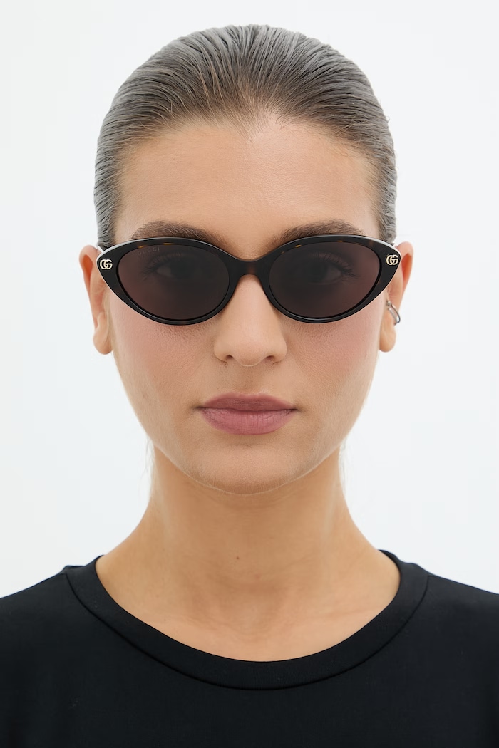 Gucci cat eyes napszemüveg női GG2110S barna