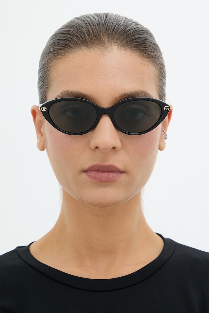 Gucci cat eyes napszemüveg női GG2110S fekete